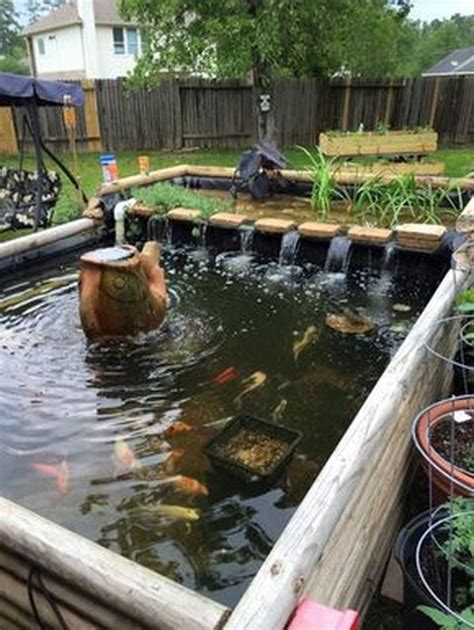 40 Lovely Backyard Ponds Water Garden Landscaping Ideas Page 42