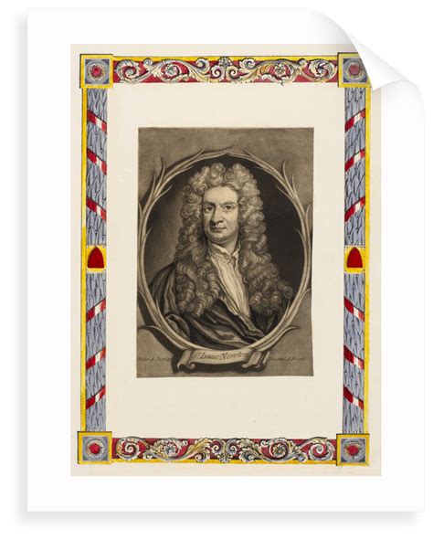 Portrait of Isaac Newton (1642-1727) posters & prints by Anonymous