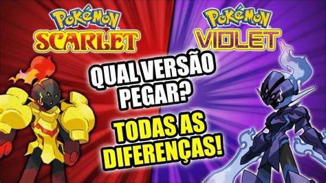 PokÉmon Scarlet Ou Violet Qual Pegar Saiba As DiferenÇas Youtube