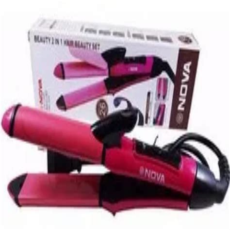 Nova Hair Straightener In Curler Nhc Type Plate At Rs