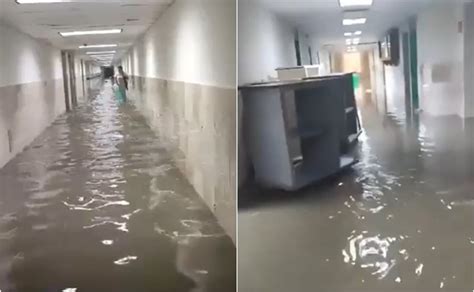 Lluvias Inundan Sótano De Hospital Del Imss En Tamaulipas