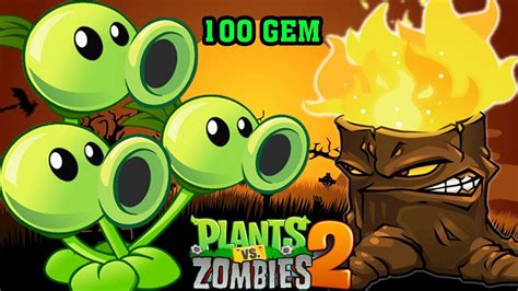 ️bỏ 100 Gem Nâng Cấp Cây Và Mùa Battlez Cực Khó Plants Vs Zombies 2 Hoa Quả Nổi Giận 2 Youtube