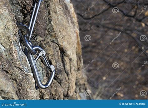 Rock Anchor Climbing Stock Photo - Image: 35308460