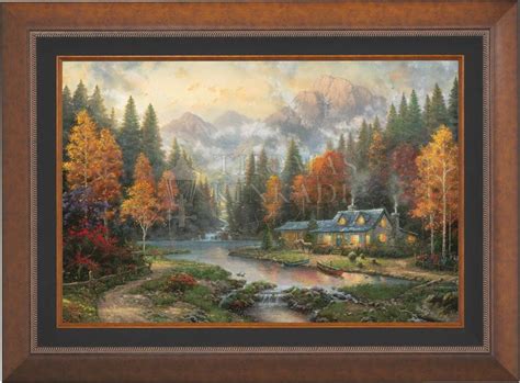 Evening At Autumn Lake Limited Edition Canvas Autumn Lake Unique