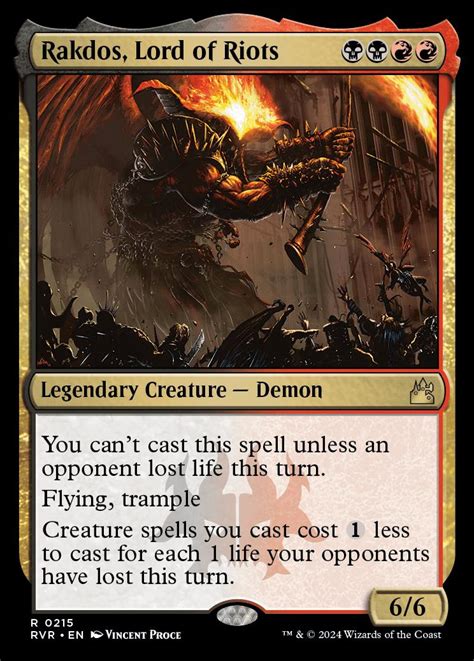 Rakdos Lord Of Riots Ravnica Remastered Card Kingdom