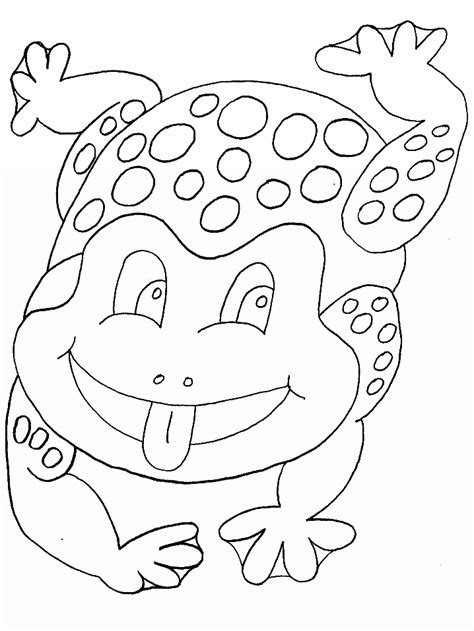 Five Speckled Frogs Coloring Page Coloring Pages