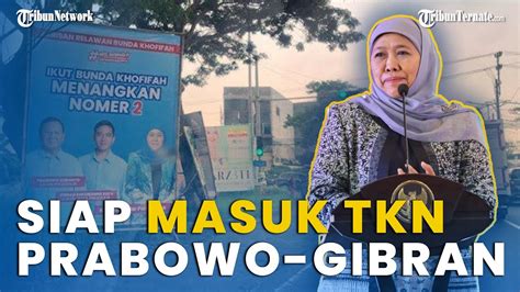 Resmi Dukung Prabowo Gibran Khofifah Nyatakan Siap Mendukung Dan Siap