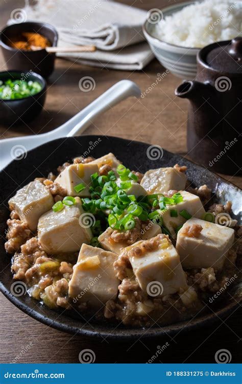 Mapo Tofu A Traditional Chinese Spicy Dish Stock Image Image Of Asia