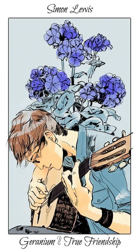 Cassandra Jean Flower Cards Mortal Instruments And Simon Lewis