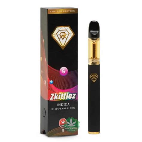 Diamond Concentrates Zkittlez Thc Disposable Pen Ganja West