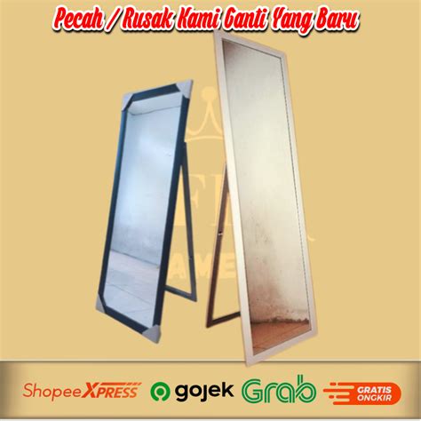 Jual Standing Mirror Cermin Berdiri Bisa Digantung Ukuran Dan Warna