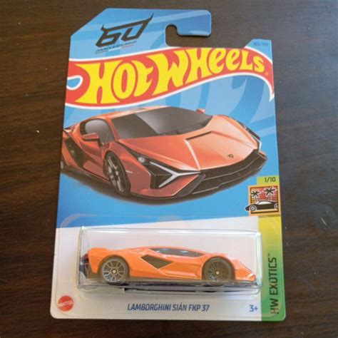 Jual Hot Wheels Eror Lamborghini Sian Fkp Variant Velg Shopee Indonesia