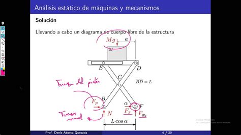 Analisis Estatico De Mecanismo De Tijera Parte 2 YouTube