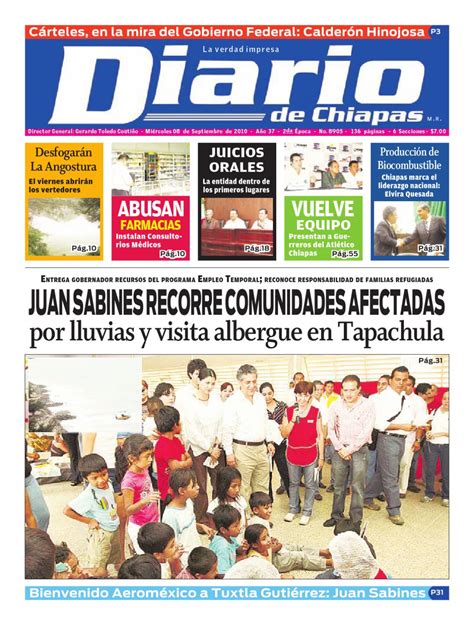 Diario De Chiapas By Daniel Muñoz Issuu