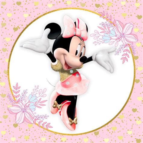 Minnie Mouse Stickers Minnie Mouse Pink Mickey Mouse And Friends