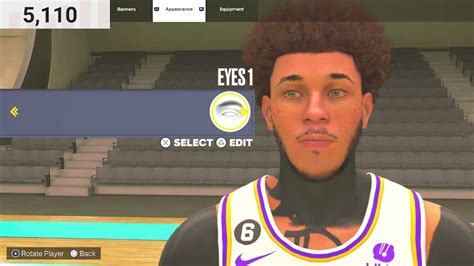 LONZO BALL FACE CREATION IN NBA 2K23 CURRENT GEN AND NEXT GEN MOST