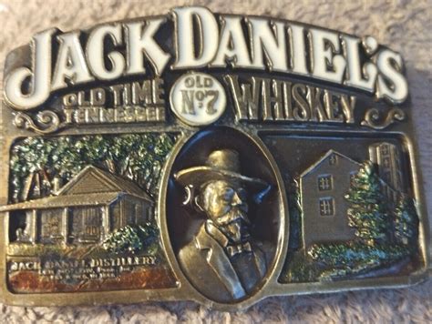 JACK DANIELS OLD TIME TENNESSEE WHISKEY BELT BUCKLE V Gem