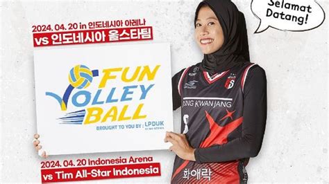 Jadwal Voli Red Sparks Vs Indonesia All Star Sebelum Opening Proliga