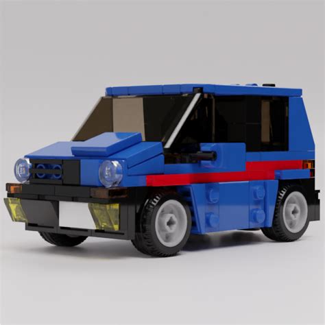 Lego Moc Honda City Turbo By Admiraltyphoon Rebrickable Build With Lego