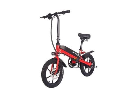 Bicicleta Eletrica Ebike Myway Aro Km Aut Vermelha Mymax O