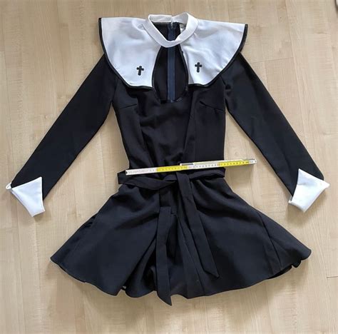 Nonne bonne soeur monaca nun fun Sex Haube Strumpfband L Neu gemäss Beschreibung in