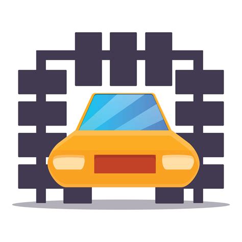 Car wash icon, cartoon style 14227517 Vector Art at Vecteezy