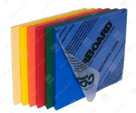 Colored Plastic Sheets