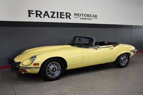 1974 Jaguar E TYPE ROADSTER Frazier Motorcar Company