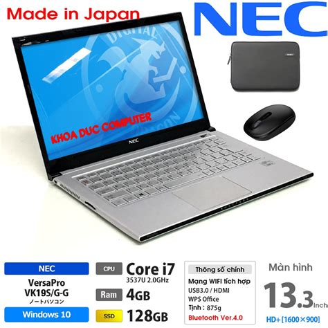 Laptop Nh T B N Nec Versapro Vk Core I Gb Ram Ssd Gb Inch