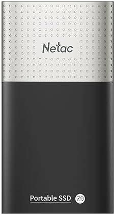 Amazon.com: Netac 250GB Portable SSD USB 3.2 Gen 2 (10 Gbps, Type-C ...