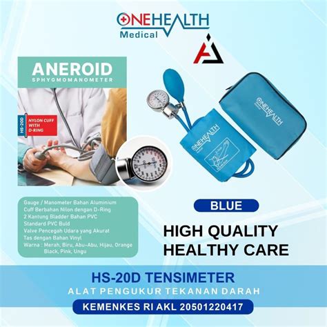 Jual Tensimeter Aneroid Transparant Hs D Onehealth Tensi Jarum