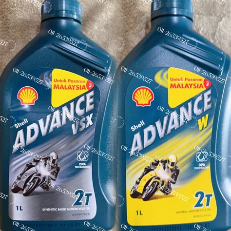 SHELL ADVANCE VSX W 2T ENGINE OIL 1 LITRE Shopee Malaysia