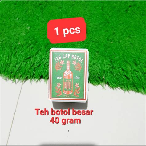 Jual Teh Tubruk Cap Botol Besar 40 Gr 1 Pcs Shopee Indonesia