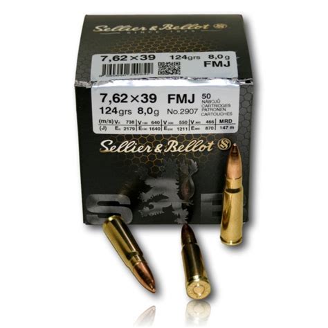 7 62X39 SB 124 GR FMJ BTE 50