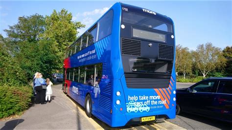 New Morebus Adl E Mmc Hj Nfc On The A To Somerford Youtube