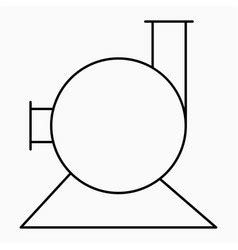 Centrifugal pump symbol icon Royalty Free Vector Image