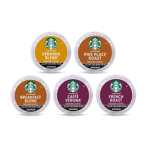 Starbucks K Cup Coffee Podsstarbucks Blonde Medium Dark Roast