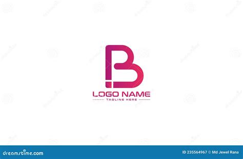 Bi Letter Logo Design Ib Logo Design Vector Template Modern