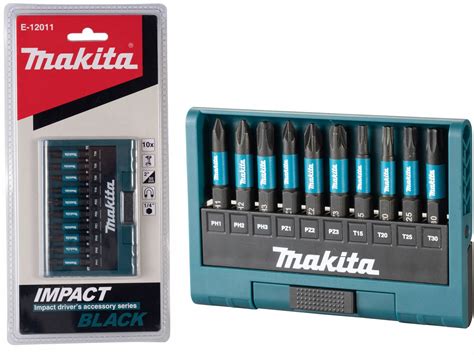 Makita E 12011 Zestaw Bity Impact Black 10szt E 12011 • Cena Opinie 12737502527 • Allegropl