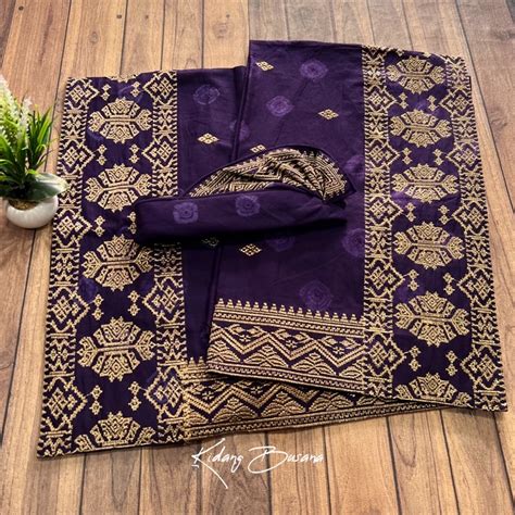 Jual Set Couple Songket Bordir Kamen Saput Udeng Bali Pria Wanita