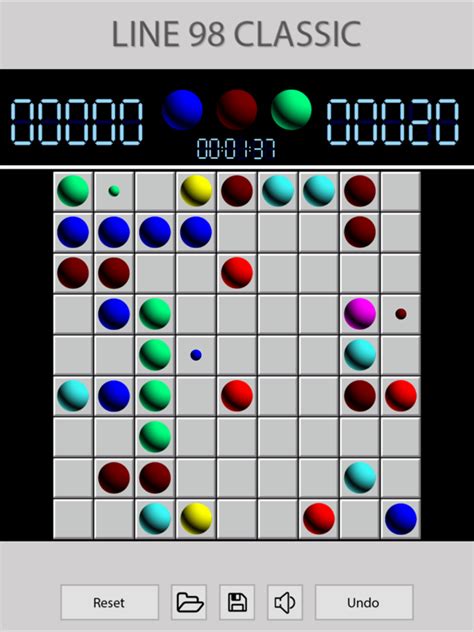 Line 98 Classic Color Ballz Iphone And Ipad Game Reviews