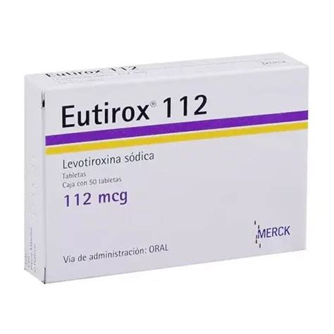 Eutirox 112 X 50 Comprimidos Merck Farmati Cl