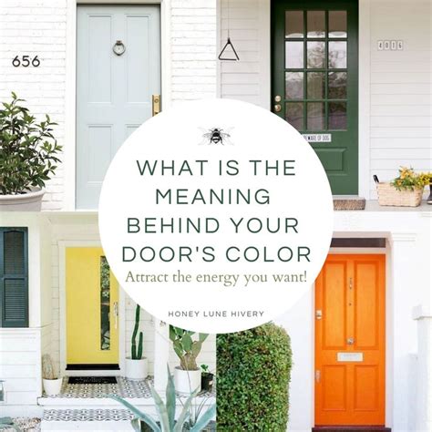 Front Door Color Meanings Feng Shui Edward Dunning