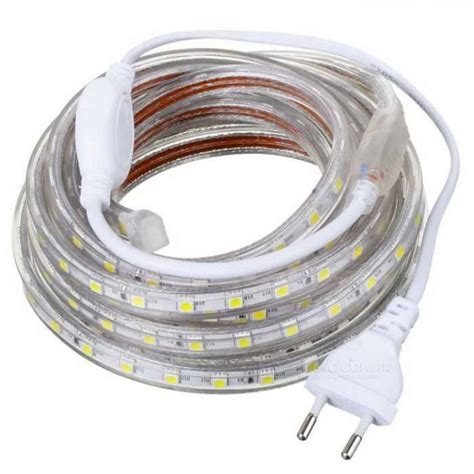 FITA LED 5050 6MM BRANCO QUENTE POR METRO 127V 60 LEDS M Na LEDLON