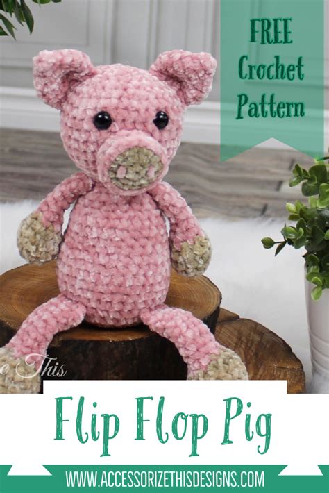 Pig crochet pattern – Artofit