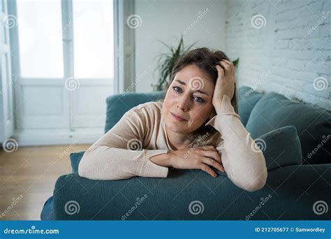 Young Sad Woman Suffering From Depression Feeling Desperate And Lonely