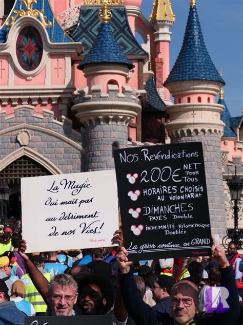 DLP Report On Twitter Striking Disneyland Paris Cast Members Are