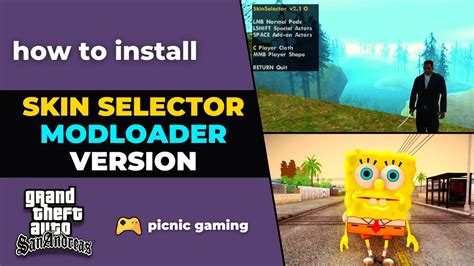 How To Install Skin Selector Modloader Version Install Cleo Skin