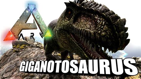 Taming A Giganotosaurus Ark Survival Evolved The Island Youtube