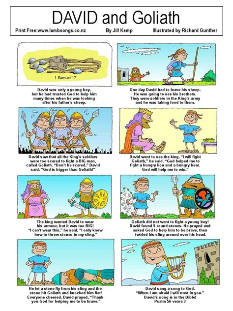 David and Goliath 1 Page Story Col | PDF